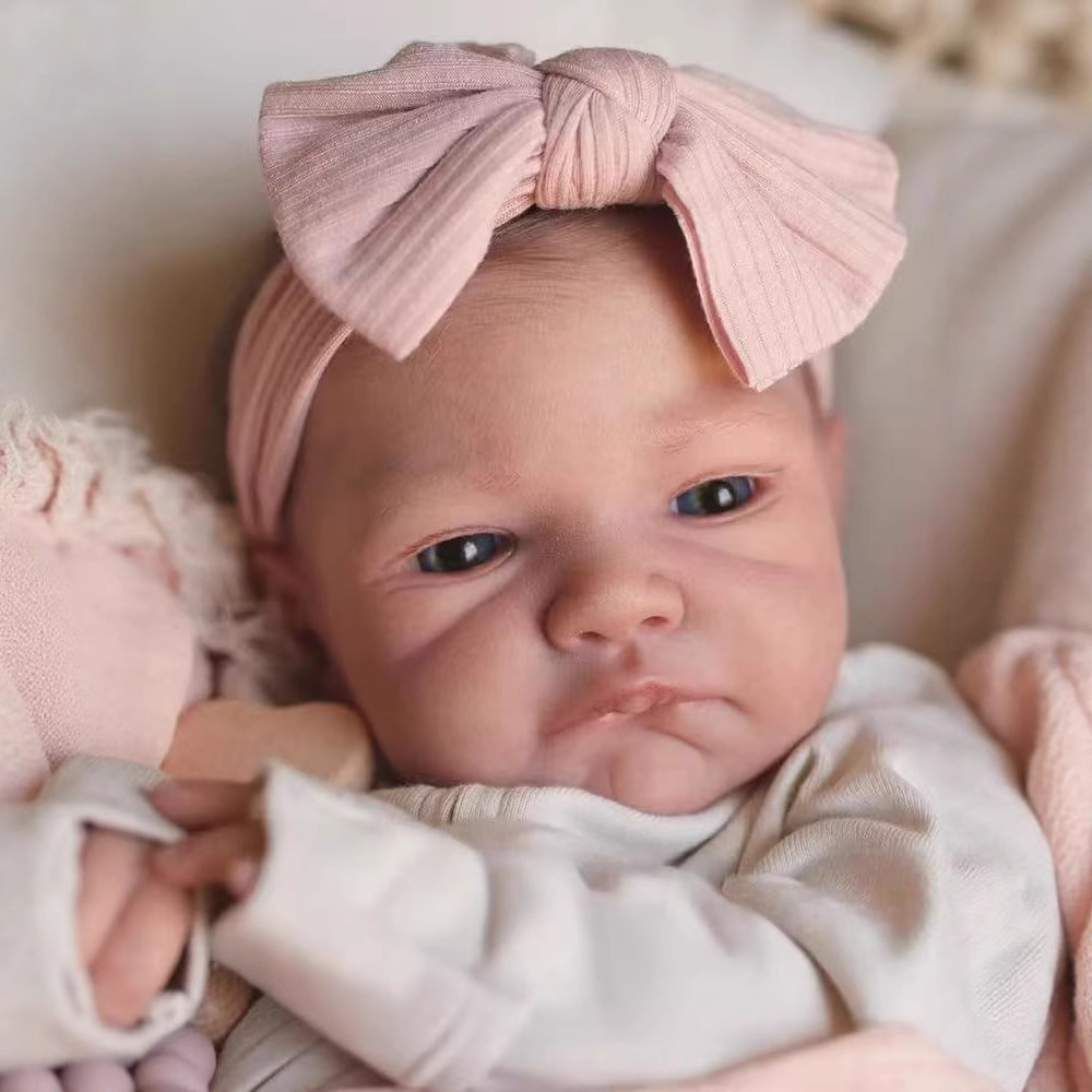 Reborn Baby Doll Silicone Realistic - Boneka Silikon Reborn 48CM August Awake,