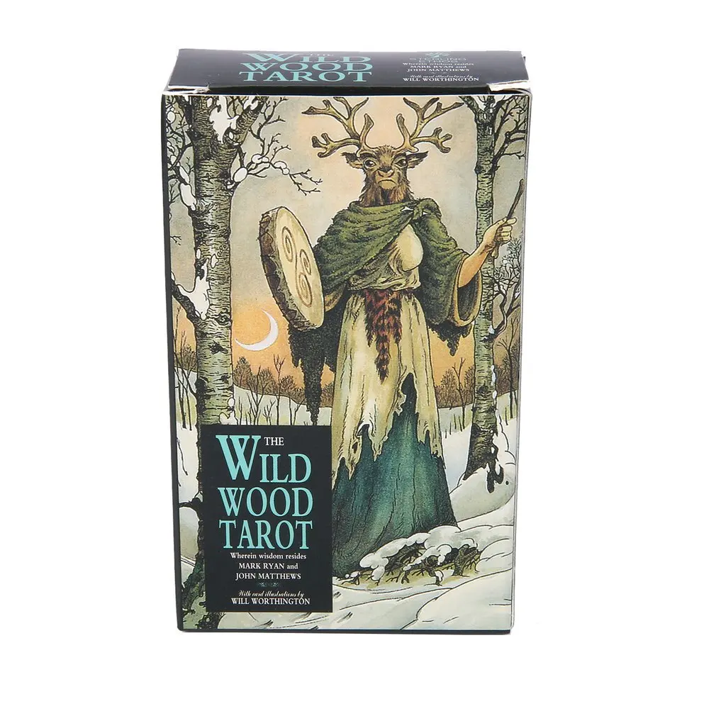Tarot Cards Deck With Guidebook - The Wild Wood kartu Tarot A
