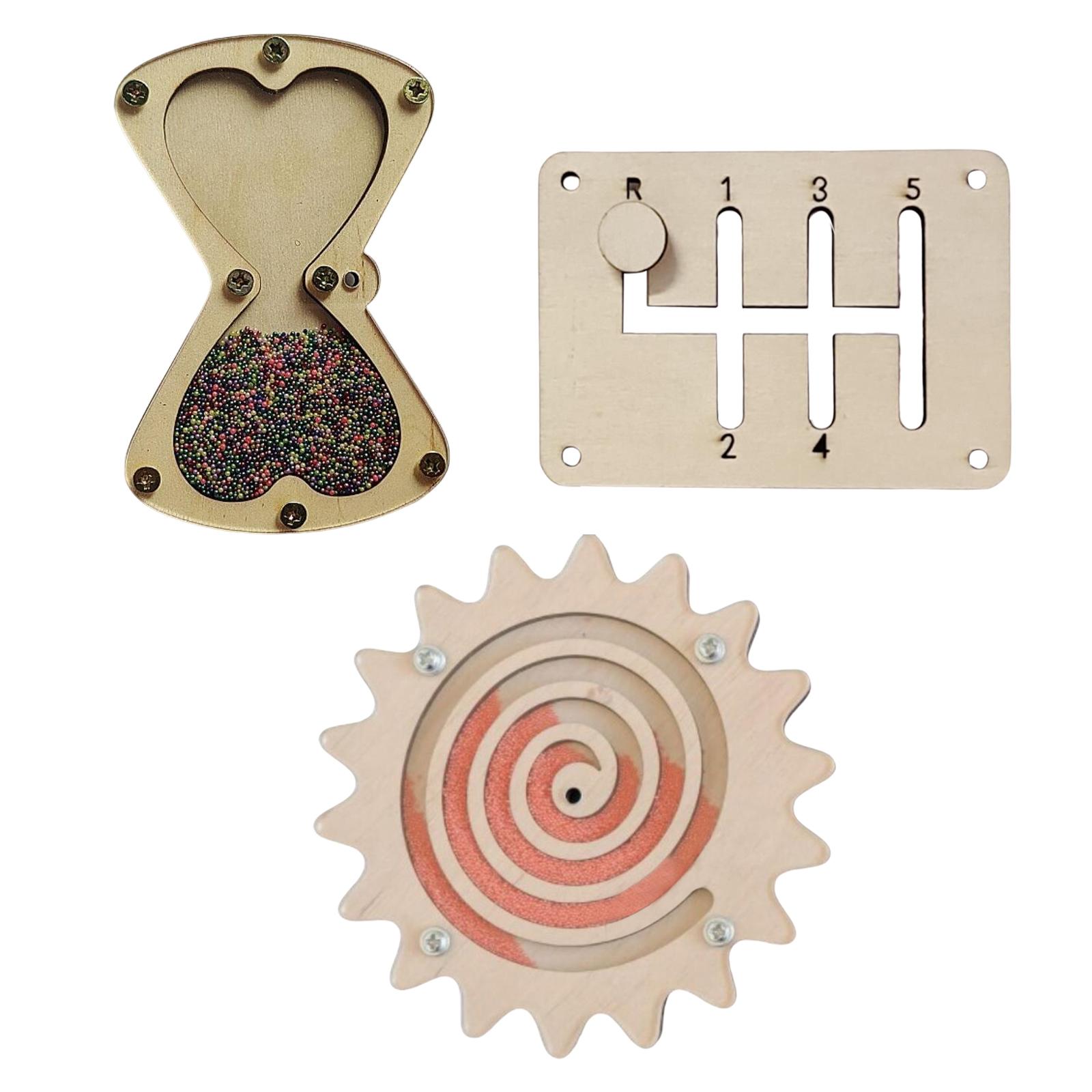 Aksesori Papan Aktivitas Monte - Montessori Wooden Busy Board Toddler ulasan dan harga