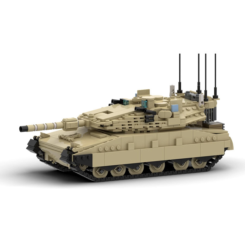Blok Tank Merkava Mk4, Model K - Lego Compatible Military Tank ulasan dan harga