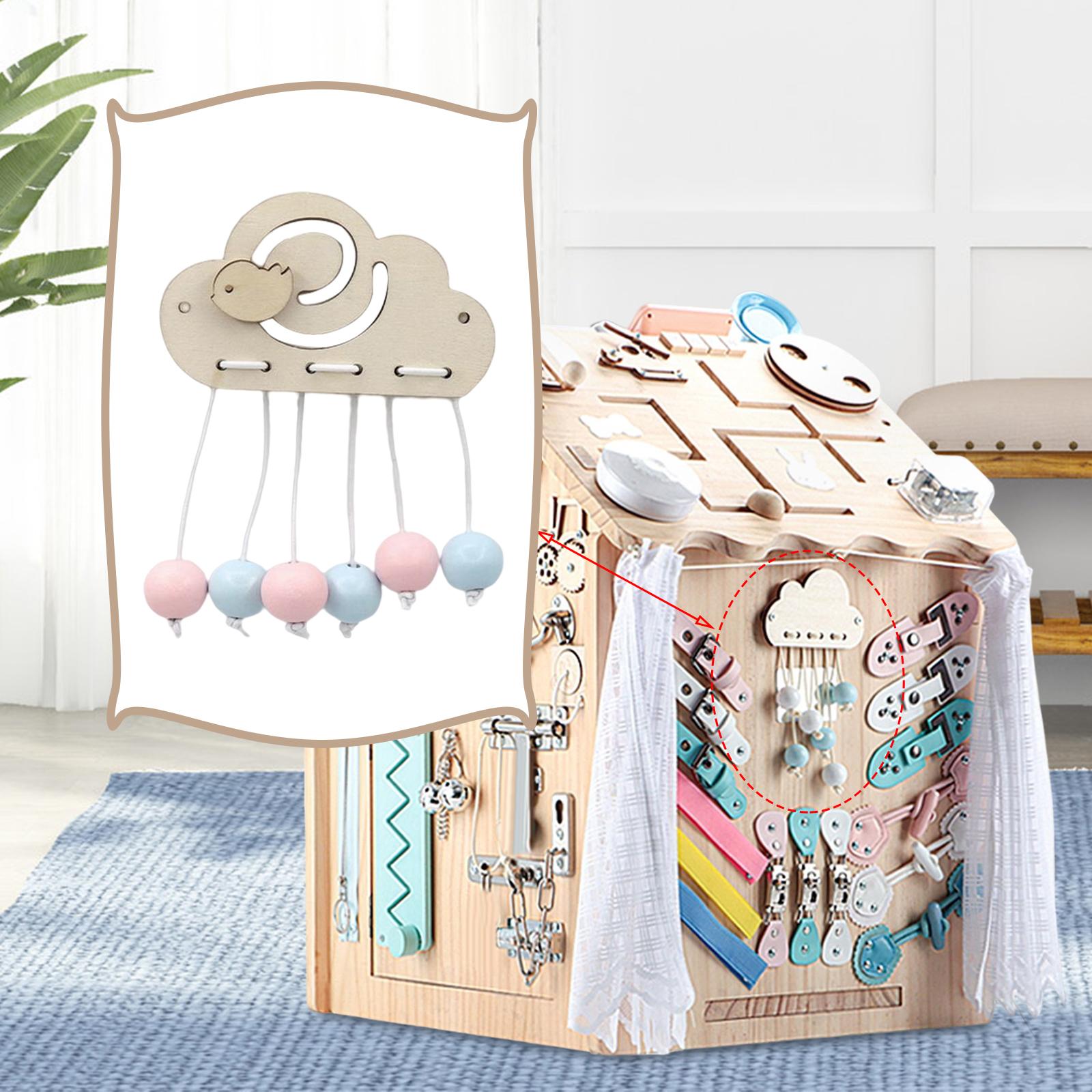 Papan Aktivitas Montessori, Ak - Montessori Wooden Busy Board Toddler ulasan dan harga