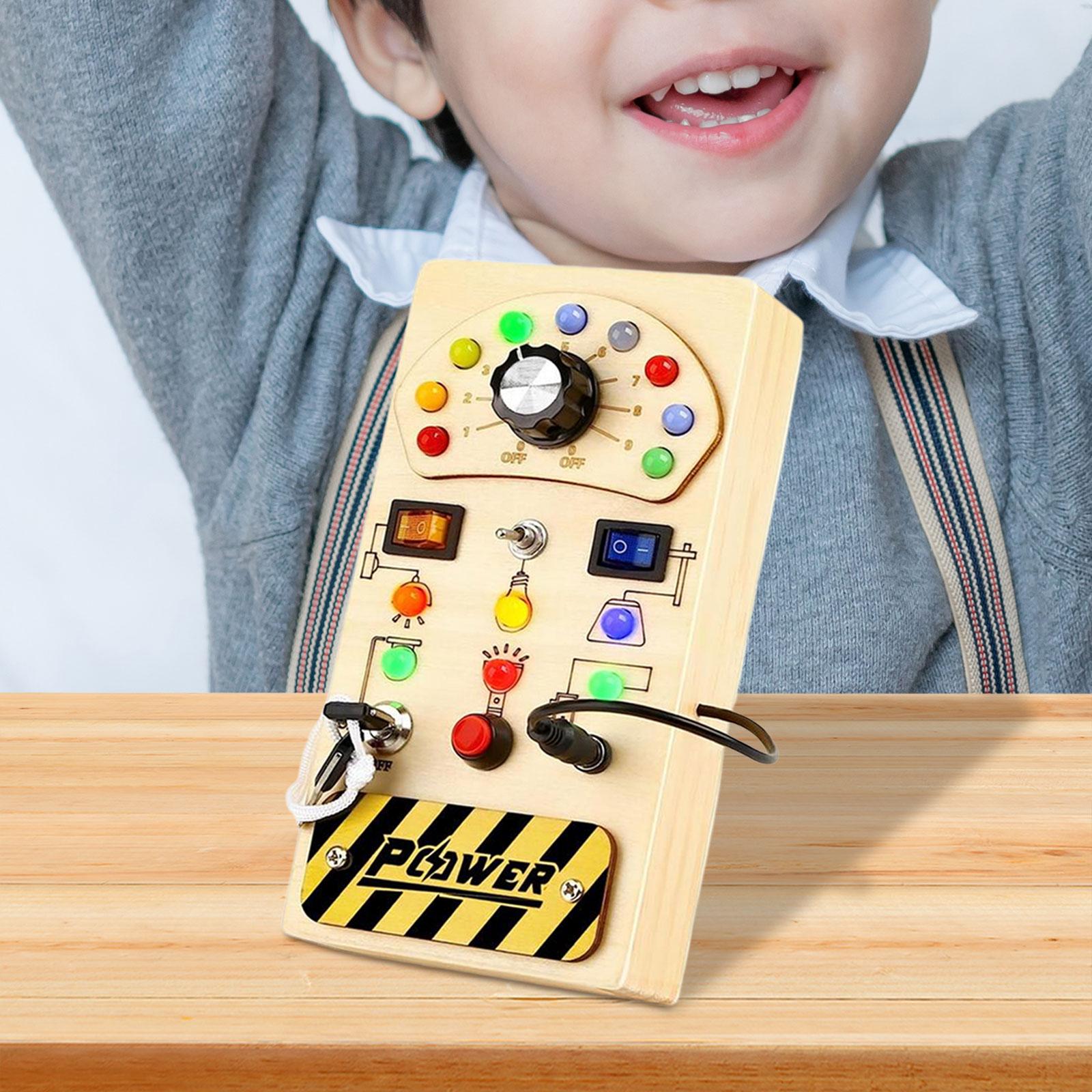 Papan Aktivitas Kayu Montessor - Montessori Wooden Busy Board Toddler ulasan dan harga